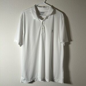 Izod Polo Golf Shirt White Size X-Large Excellent Condition